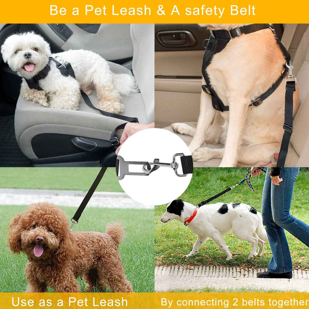Adjustable Dog Seat Belt Leash