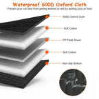 Waterproof Dog Car Seat Cover Hammock with Mesh Window & Storage Pocket