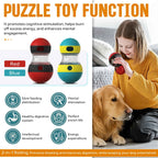 Interactive Dog Treat Dispensing Ball – Adjustable Puzzle Feeder & Mental Enrichment Toy for Small, Medium & Large Dogs