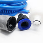 Dog Shower Sprayer & Grooming Brush for Bathing, 8.2FT Hose Pet Wash Tool