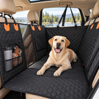 Hard Bottom Dog Car Seat Cover – Waterproof Back Seat Extender
