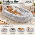 Human-Size Orthopedic Dog Bed – Cozy Bed for You & Your Dog
