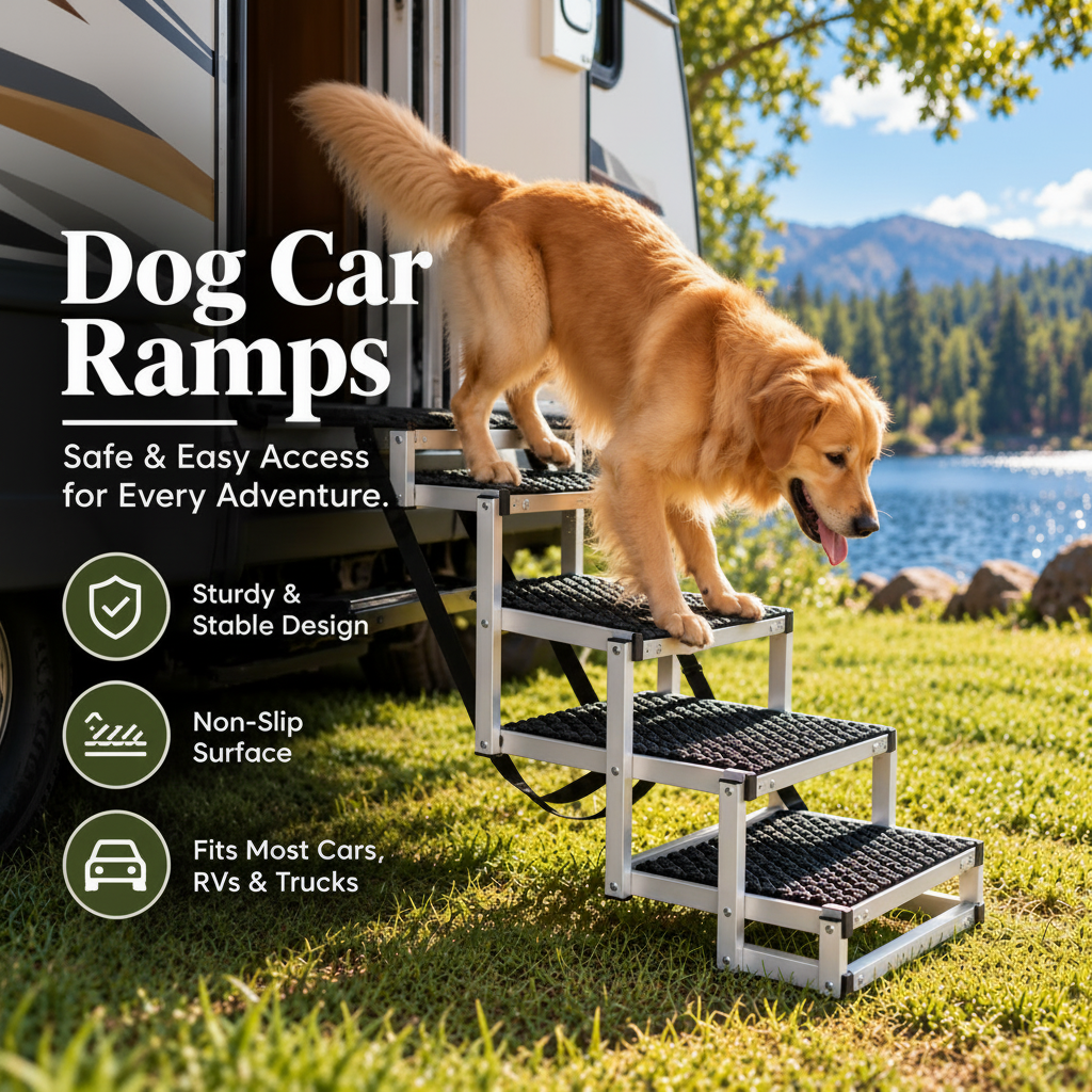 Dog Car Ramps Banner