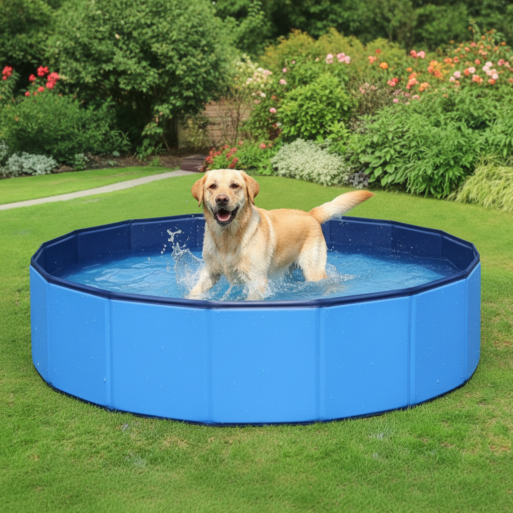 Premium Foldable Pet Pool - main product photo